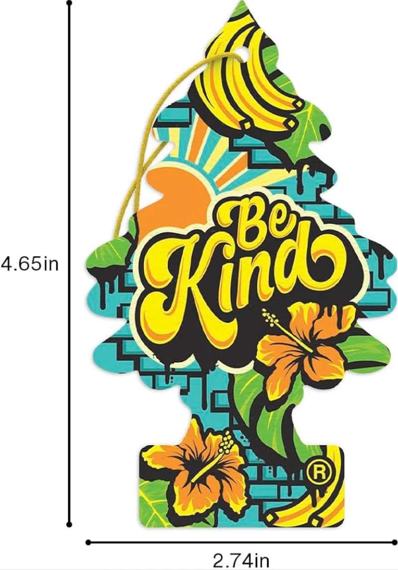 LITTLE TREES Car Air Freshener Hanging Tree Scent - Be Kind (24)