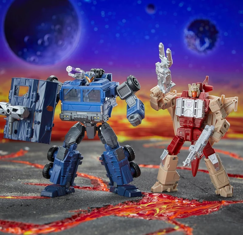 Transformers Legacy United Doom ‘n Destruction Collection, Mayhem Attack Squad Converting Action Figure 4-Pack, Breakdown & Windsweeper, 8+ Years
