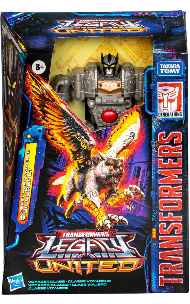 Transformers Legacy United Voyager Class Beast Wars Universe Silverbolt, 7-inch Converting Action Figure, 8+ Years