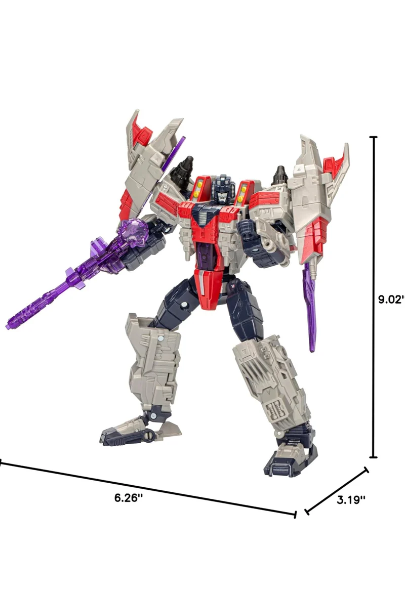 Transformers Legacy United Voyager Class Cybertron Universe Starscream, 7-inch Converting Action Figure, 8+ Years
