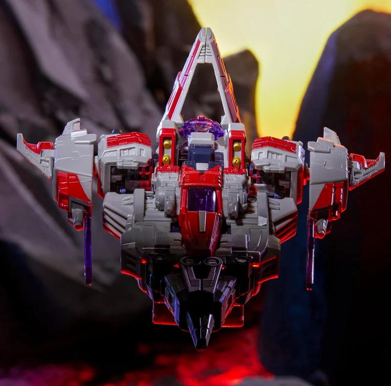 Transformers Legacy United Voyager Class Cybertron Universe Starscream, 7-inch Converting Action Figure, 8+ Years