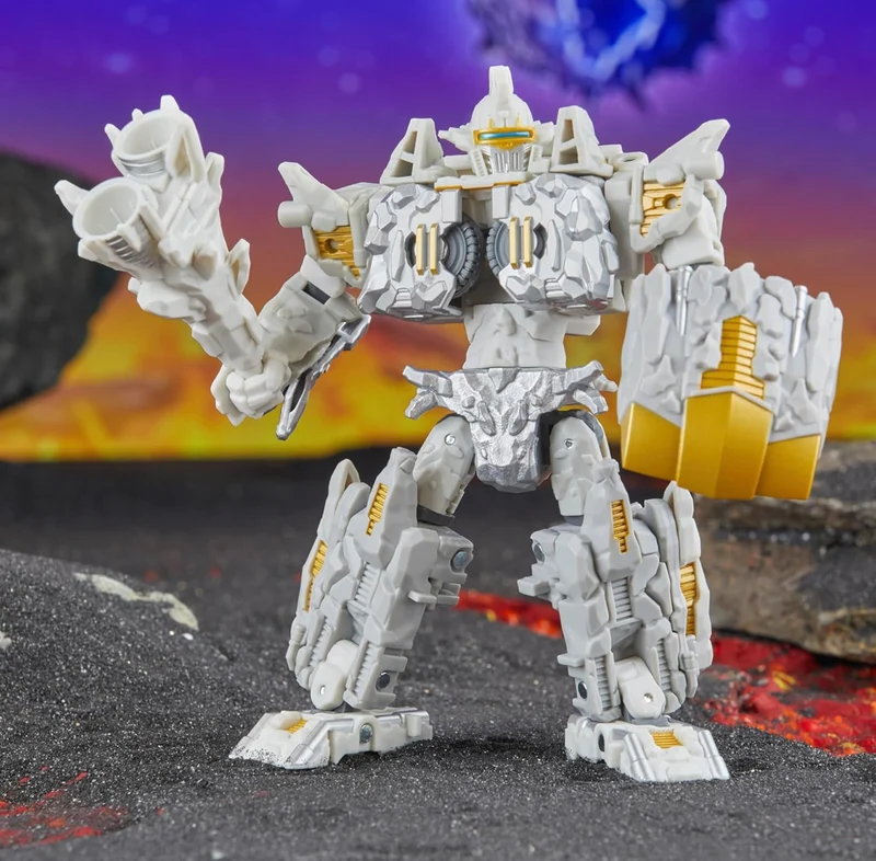 Transformers Legacy United Deluxe Class Infernac Universe Nucleous, 5.5-inch Converting Action Figure, 8+