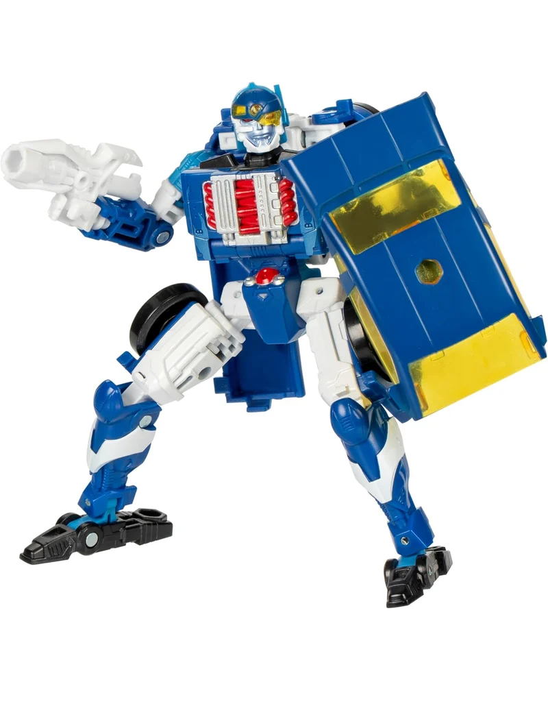 Transformers Legacy United Deluxe Class Robots in Disguise 2001 Universe Autobot Side Burn, 5.5-inch Converting Action Figure, 8+