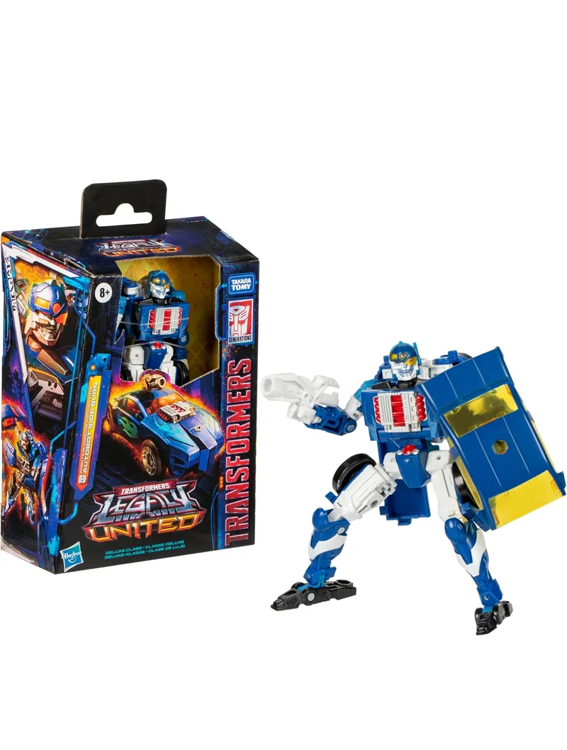 Transformers Legacy United Deluxe Class Robots in Disguise 2001 Universe Autobot Side Burn, 5.5-inch Converting Action Figure, 8+