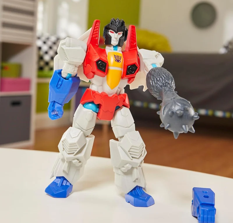 Transformers MixMashers Starscream Custom Mix-and-Match Action Figure & Accessories, 5-Inch-Scale (12 cm) Robot Toys for Kids Ages 4+