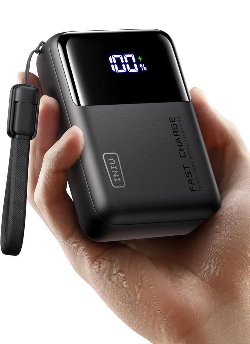 INIU 100W Power Bank, Mini Size 25000mAh High Capacity Laptop Portable Charger, USB C in&Out Tablet Powerbank, Smart Digital Display Phone Charger for iPhone 16 15, Samsung, iPad, MacBook, Laptop etc.