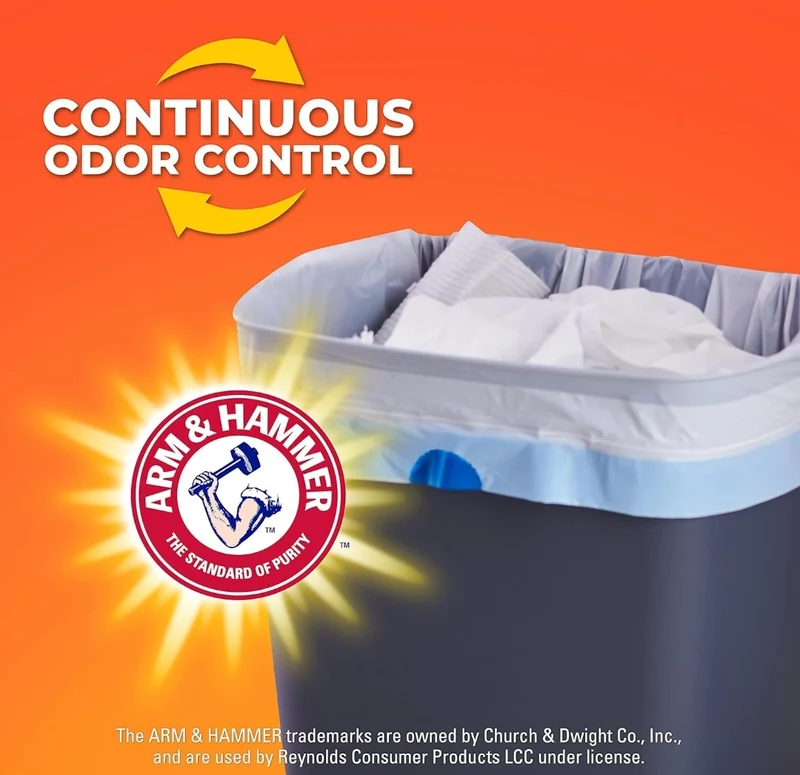 Hefty Medium Trash Bags, Fabuloso Scent - 8 Gallon (26 CT)
