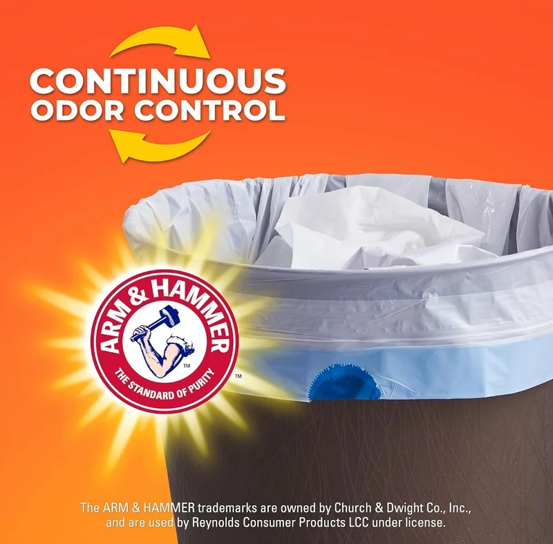 Hefty Small Garbage Bags, Unscented - 4 Gallon (34 CT)