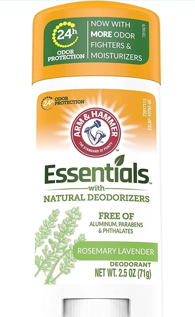 ARM & HAMMER Essentials Deodorant Fresh Rosemary Lavender - 2.50 oz (Pack of 3)