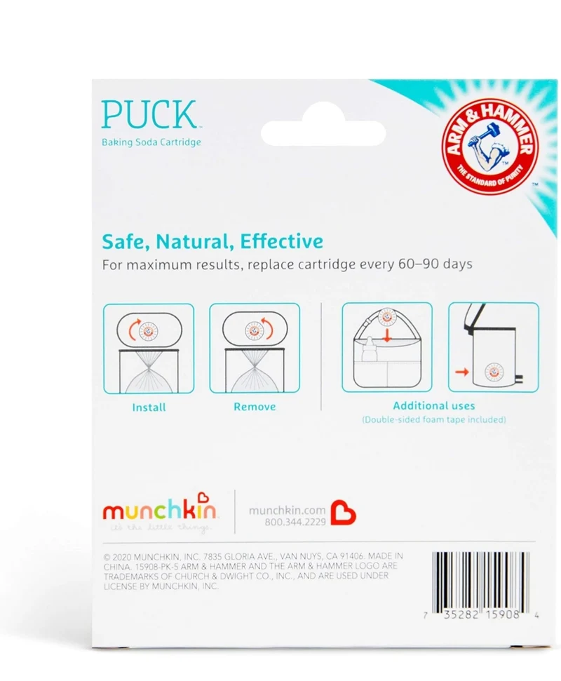 Munchkin Arm & Hammer Puck Baking Soda Cartridge - Lavender Scent