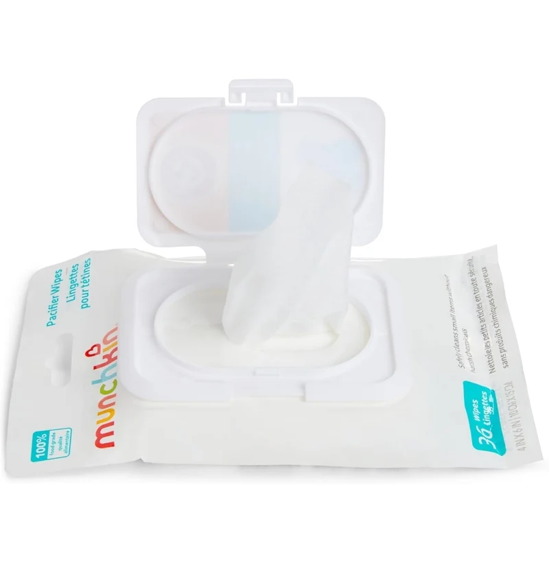 Munchkin Arm & Hammer Pacifier Wipes for Baby and Toddler - 4Pack (36 Wipes)