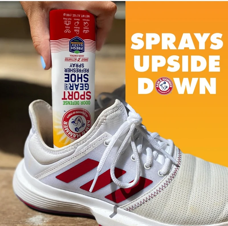 Arm & Hammer Sport Gear & Shoe Refresher Spray, Heavy Duty Odor Defense Deodorizer - (6.7 oz)