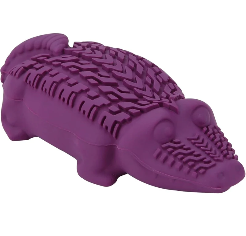 Arm & Hammer for Pets Super Treadz Mini Gator Dental Chew Toy for Dogs Best Dental Dog Chew Toy Dog Dental Chew Toys Reduce Plaque & Tartar Buildup Without Brushing (Pack of 24)