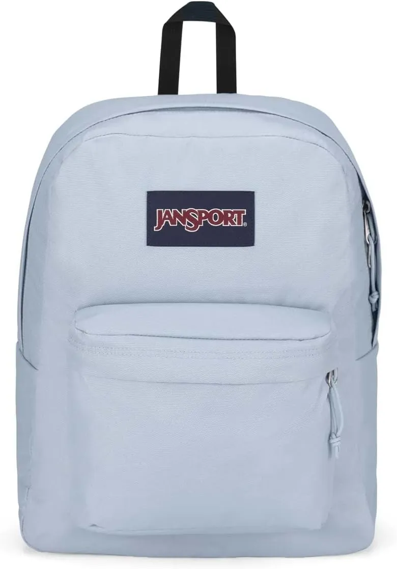 JanSport SuperBreak One Backpacks - Durable, Lightweight Bag with 1 Main Compartment, Front Utility Pocket with Built-in Organizer - Premium Backpack - Blue Dusk
