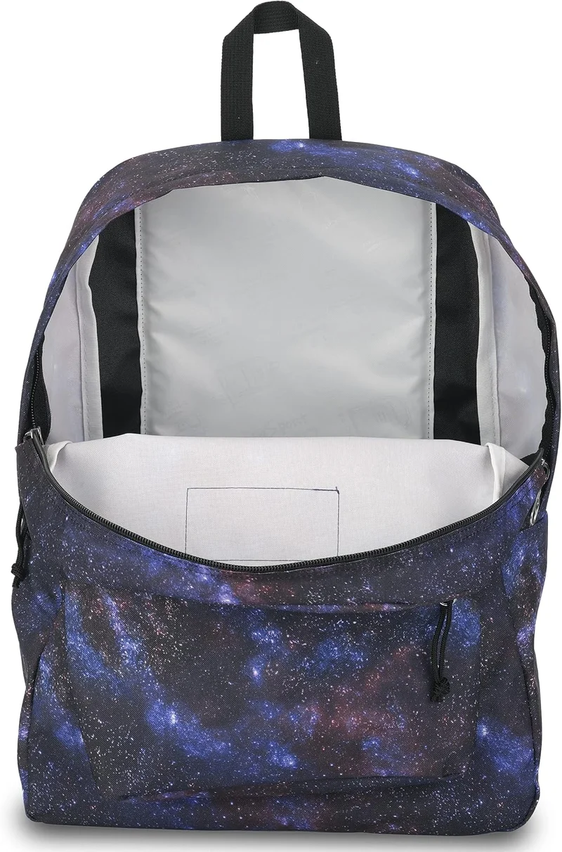 JanSport SuperBreak One Backpacks - Durable, Lightweight Bag with 1 Main Compartment, Front Utility Pocket with Built-in Organizer - Premium Backpack, Night Sky