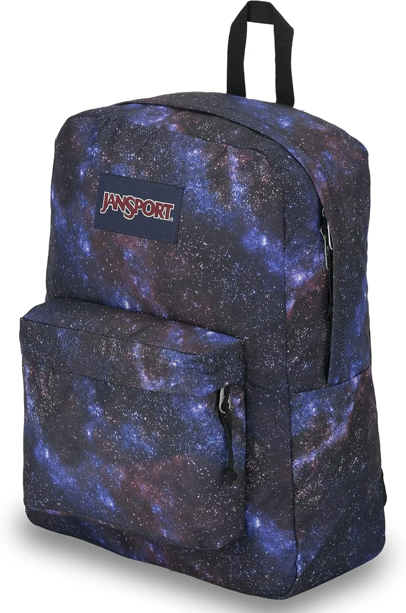 JanSport SuperBreak One Backpacks - Durable, Lightweight Bag with 1 Main Compartment, Front Utility Pocket with Built-in Organizer - Premium Backpack, Night Sky