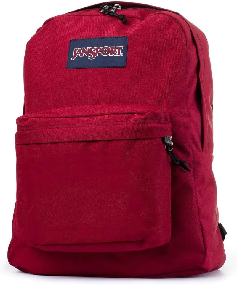 JanSport SuperBreak One Backpack for, Viking Red - Durable, Lightweight Bag with 1 Main Compartment, Front Utility Pocket with Built-in Organizer - Premium Backpack