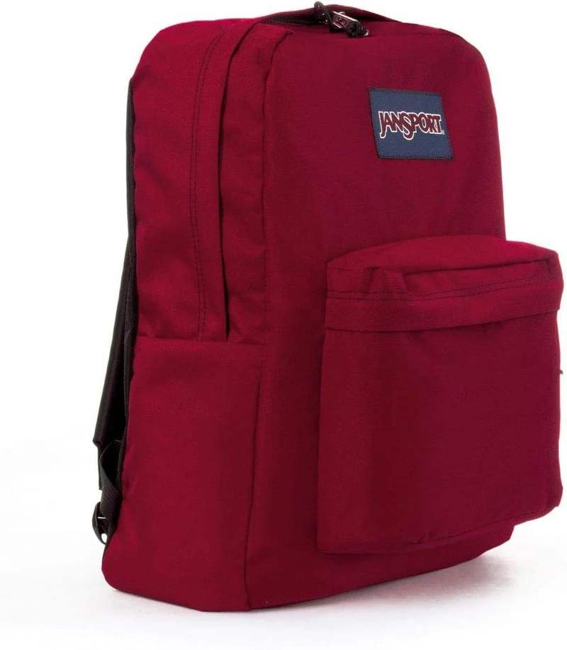 JanSport SuperBreak One Backpack for, Viking Red - Durable, Lightweight Bag with 1 Main Compartment, Front Utility Pocket with Built-in Organizer - Premium Backpack