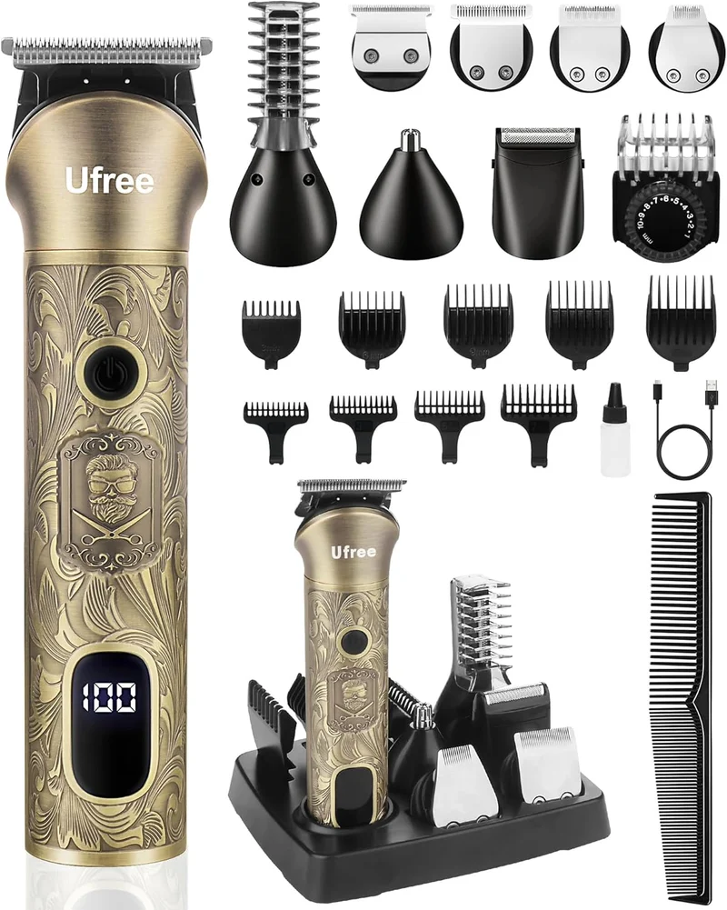Beard Trimmer and Foil Shaver Set