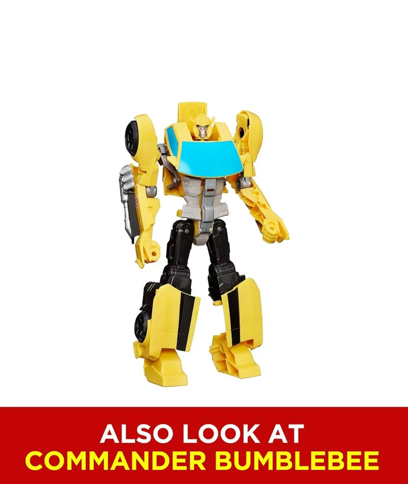 Transformers Toys Heroic Bumblebee Action Figure - Timeless Large-Scale Figure, Changes into Yellow Toy Car, 11" (Amazon Exclusive)