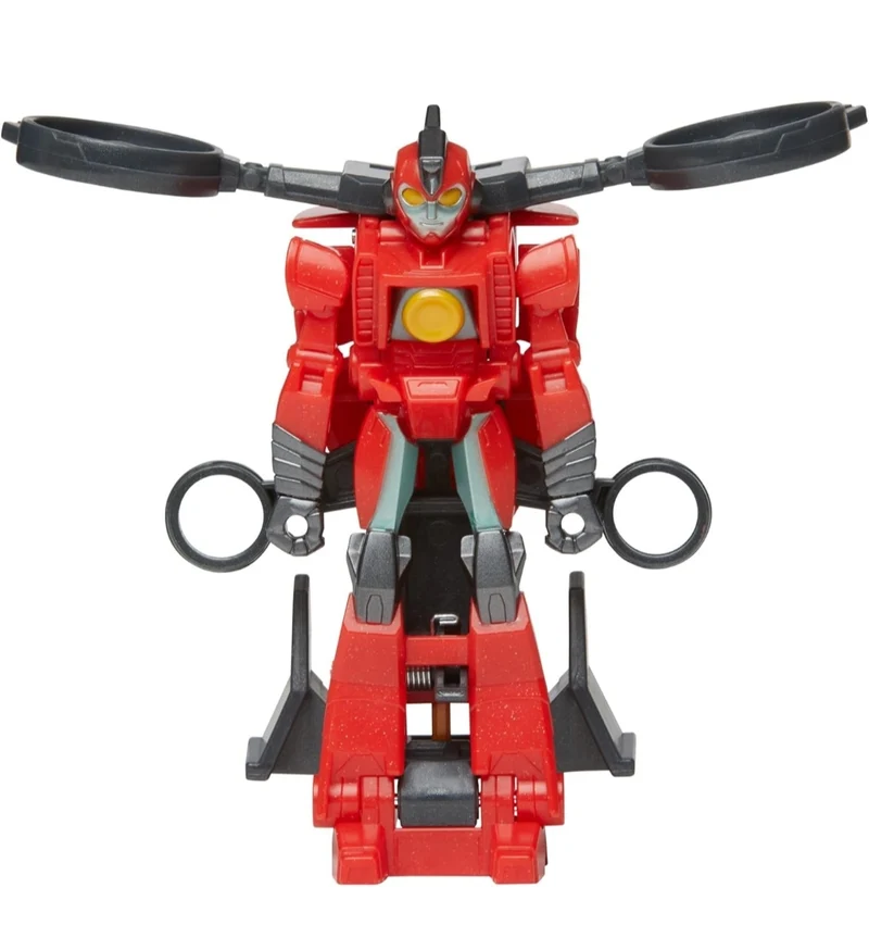 Transformers EarthSpark 1-Step Smash Changers Terran Twitch 4-Inch Action Figure, Robot Toys for Boys and Girls 6 and Up
