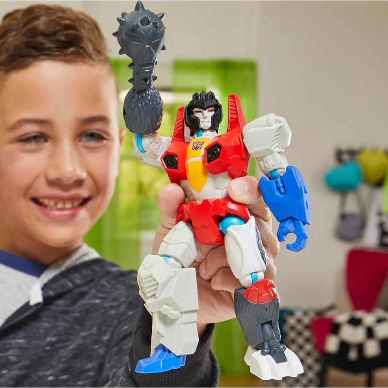 Transformers MixMashers Starscream Custom Mix-and-Match Action Figure & Accessories, 5-Inch-Scale (12 cm) Robot Toys for Kids Ages 4+