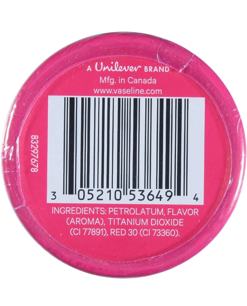 Vaseline Lip Therapy Lip Balm Tin Rosy Lips 0.6 oz 6 Count
