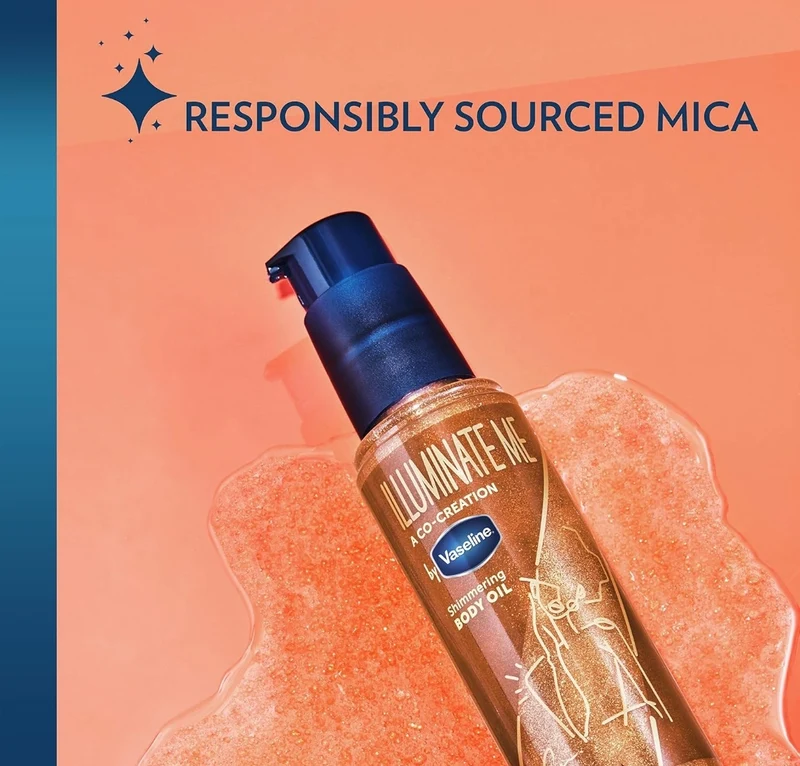 Vaseline Illuminate Me Shimmering Body Oil Created for Glowing Skin 3.3 oz (2 PCS)