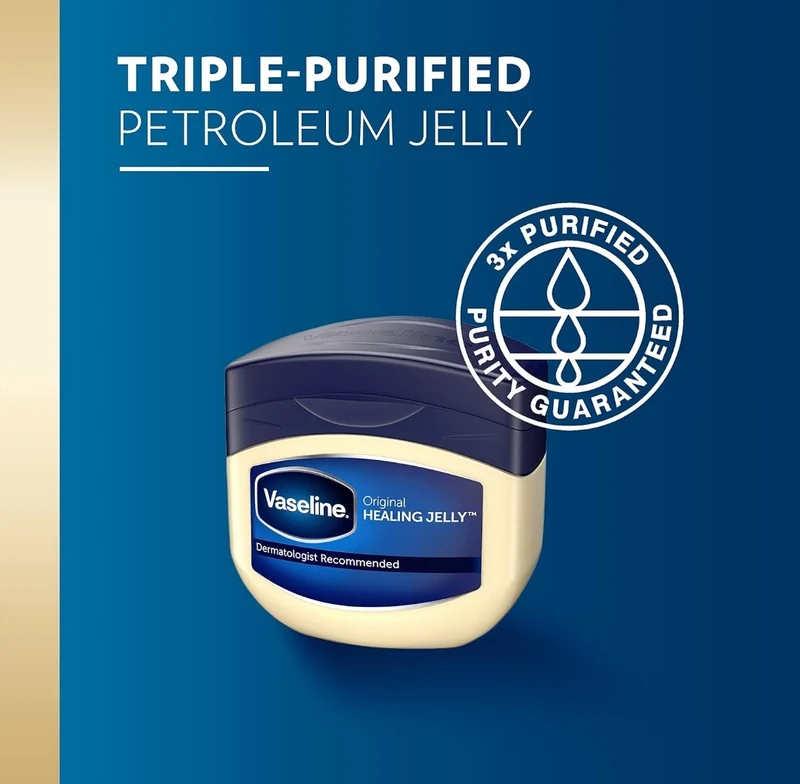 Vaseline Petroleum Jelly Original Provides Dry Skin Relief And Protects Minor Cuts Dermatologist Recommended And Locks In Moisture, 13 Ounce (Pack of 3)