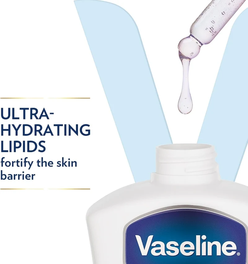 Vaseline Intensive Care Body Lotion Advanced Repair Unscented for Dry Skin Lotion Made with Ultra-Hydrating Lipids and Vaseline Jelly That Repairs Extremely Dry Skin 20.3 oz