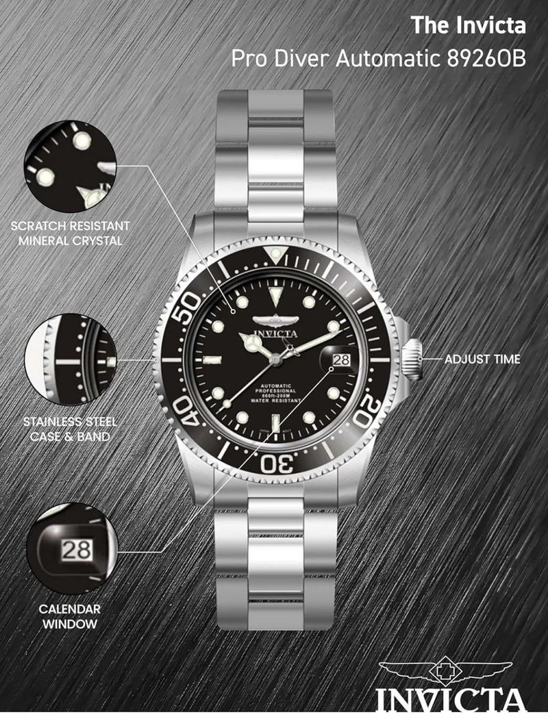 Invicta Men's Pro Diver Collection Coin-Edge Automatic Watch