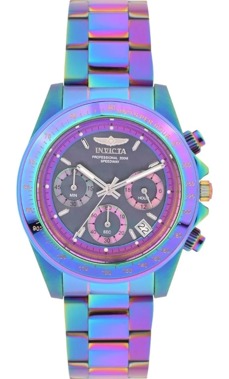 Invicta Men's 23941 Speedway Quartz Chronograph Black Dial Watch