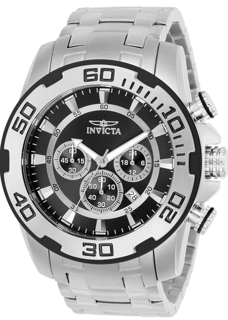 Invicta Men's 22318 Pro Diver Analog Display Quartz Silver Watch