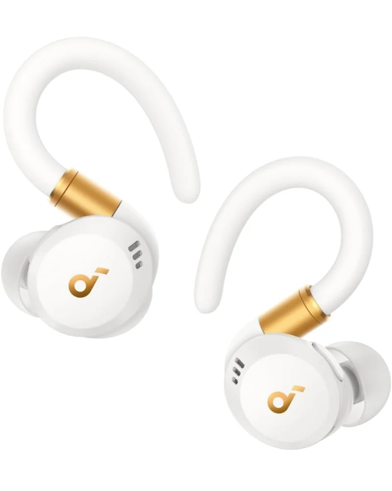 Soundcore Sport X20 by Anker, True-Wireless Workout Earbuds, Rotatable and Extendable Ear Hooks, Noise Cancelling, Deep Bass, IP68 Waterproof, Sweatproof, Dustproof, 48H Play, Sport Earbuds for Gym