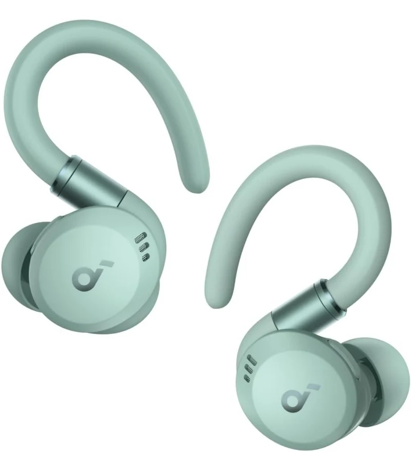 Soundcore Sport X20 by Anker, True-Wireless Workout Earbuds, Rotatable and Extendable Ear Hooks, Noise Cancelling, Deep Bass, IP68 Waterproof, Sweatproof, Dustproof, 48H Play, Sport Earbuds for Gym