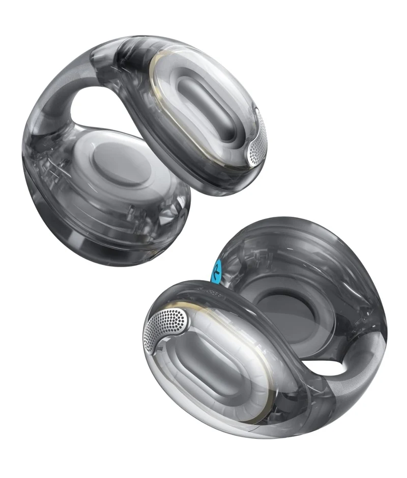 Soundcore C40i by Anker, Open-Ear Earbuds, Clip-On Headphones, Flexible Joint Design, Button Controls, Lightweight Comfort, Stable Fit with Attachable Ear Grips, Expansive Drivers for Clear Sound