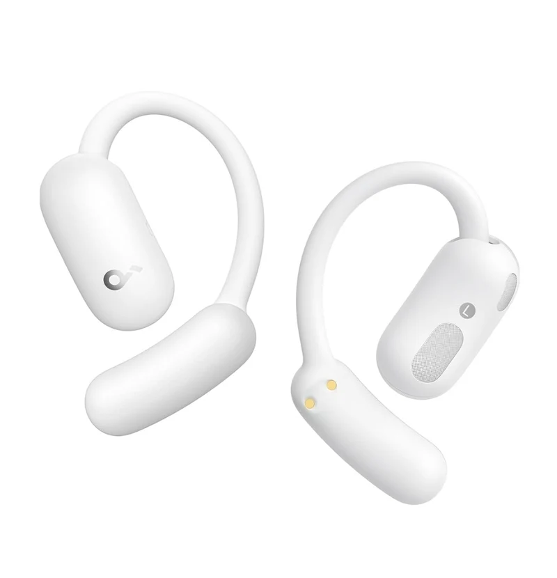 Soundcore AeroFit 2 by Anker, Open-Ear Headphones, Translation Earbuds Real Time, 4 Adjustable Positions for Every Ear Size, 2x Richer Bass, Hi-Res, 42H Playtime, IP55,AI Clear Calls,Wireless Charging