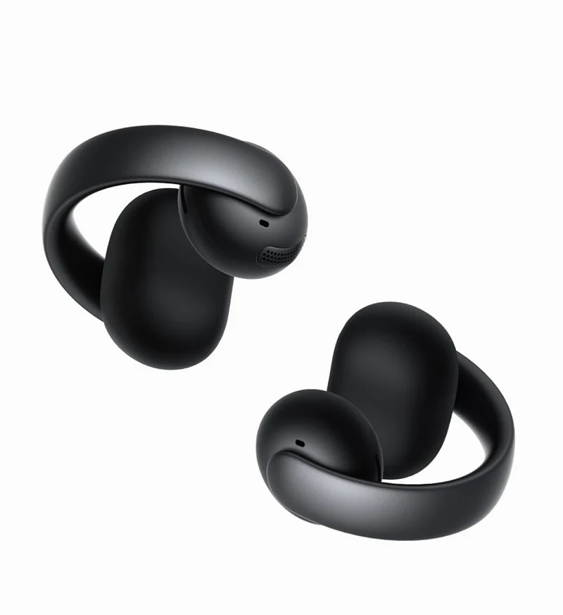 Soundcore AeroClip by Anker, Open-Ear Earbuds, Clip-On Headphones, Adaptive Comfort, Clear Calls with 4 Mics and AI, Stable Fit, 12mm Drivers for Powerful Bass, Hi-Res, Open-Ring Design