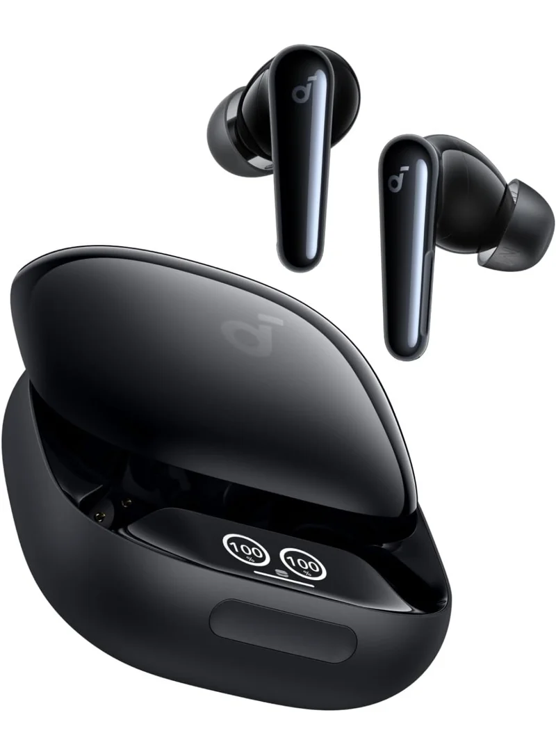 Soundcore Liberty 4 Pro by Anker, Noise Cancelling Wireless Earbuds, 7-Sensor and Real-Time Adaptive Noise Cancelling, 2× Faster Charging, Studio-Level Hi-Fi Music, Clear Calls with 6 Mics and AI