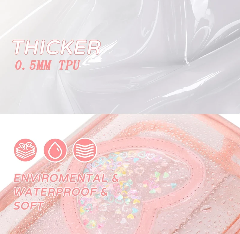 Clear Crossbody Bag for Women Girls Kids Purse Toddlers Shoulder Messenger Handbags Transparent Bags Wallet Pouch