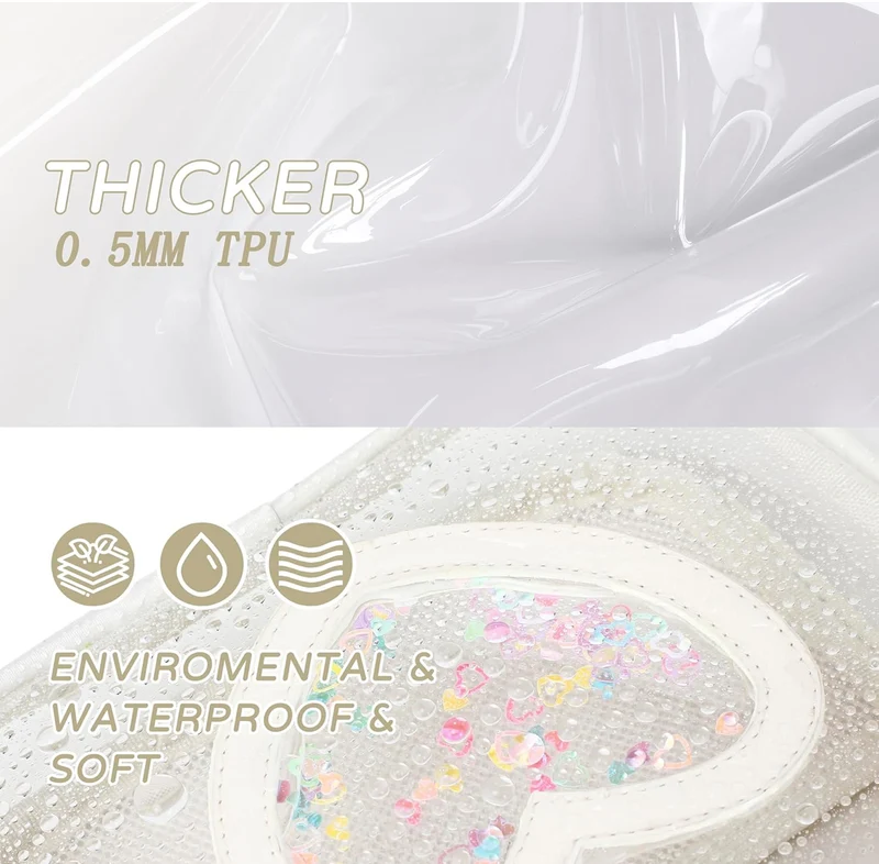 Clear Crossbody Bag for Women Girls Kids Purse Toddlers Shoulder Messenger Handbags Transparent Bags Wallet Pouch