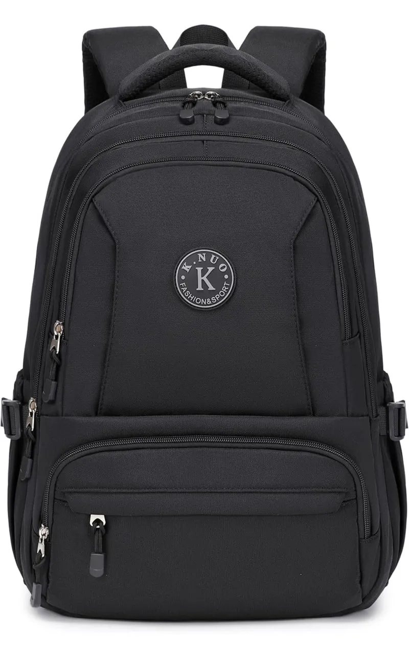 Laptop Backpack for Women Men 17 Inch , Anti Theft Carry on Travel Backpacks, Water Resistant College Bookbag Large Kids School Bag for Teens Boys Girls Business Work Back Pack Casual Daypack Black