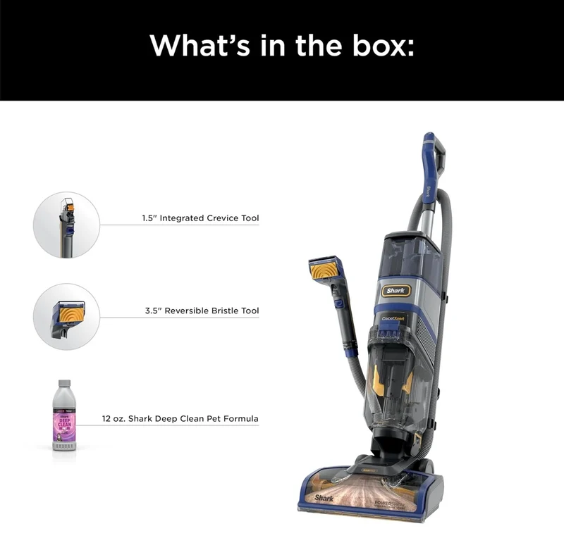 Shark Upright Carpet Cleaner with Built-in Spot & Stain Cleaner, CarpetXpert HairPrO - NEW