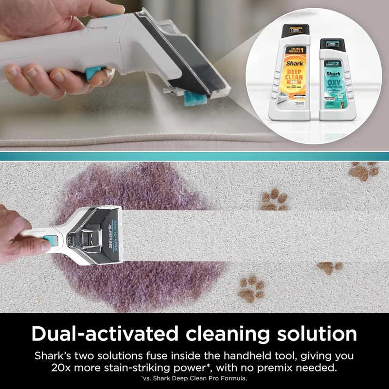Shark EX201 CarpetXpert Upright Carpet, Area Rug & Upholstery Cleaner with StainStriker