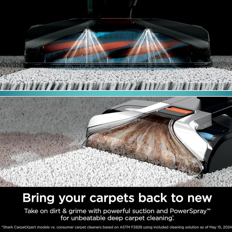 Shark EX201 CarpetXpert Upright Carpet, Area Rug & Upholstery Cleaner with StainStriker
