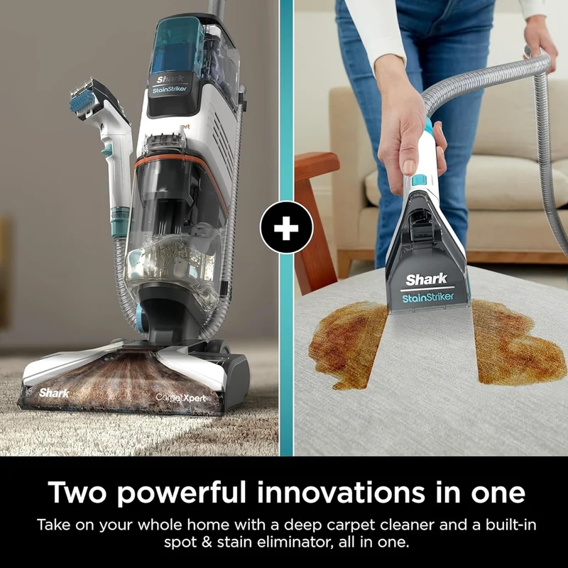 Shark EX201 CarpetXpert Upright Carpet, Area Rug & Upholstery Cleaner with StainStriker