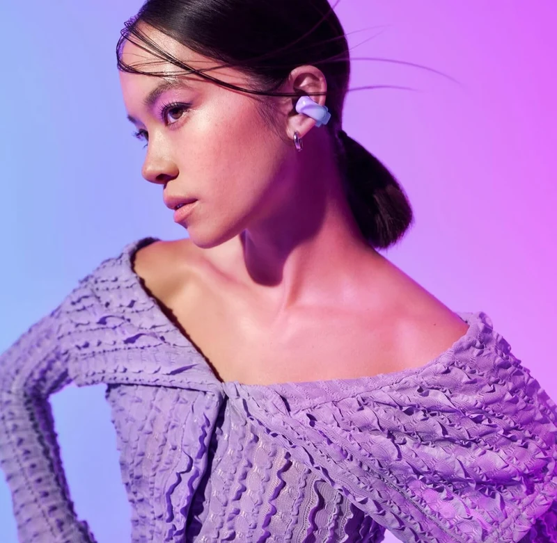 Bose Ultra Open True Wireless Earbuds with OpenAudio Clip On Design - Chilled Lilac - Limited Edition