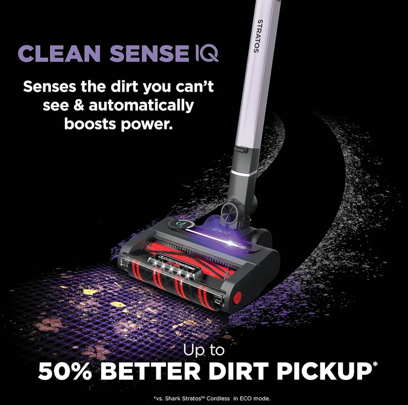 Shark Stratos Cordless Vacuum with Clean Sense IQ and Odor Neutralizer, MultiFlex Wand
