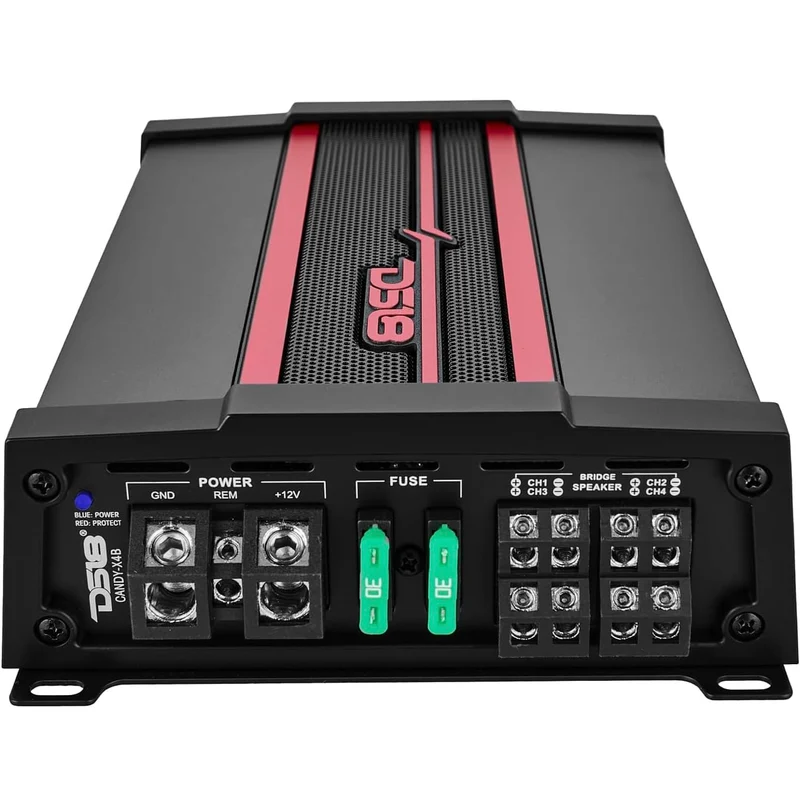 DS18 CANDY-X4B Car Amplifier 4-Channel Class D, 1600W Peak Power Compact Size - New