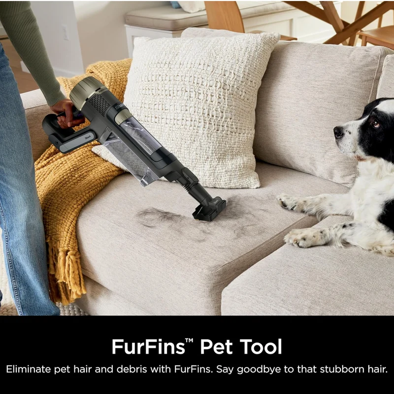 Shark PowerDetect Cordless Stick Vacuum, Powerful Suction, HEPA Filtration Dark Gray - NEW